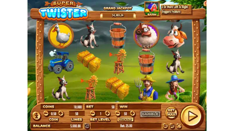 พิทักษ์ฟาร์มที่จะพังโดย มีเฮ569 ในเกม Super Twister